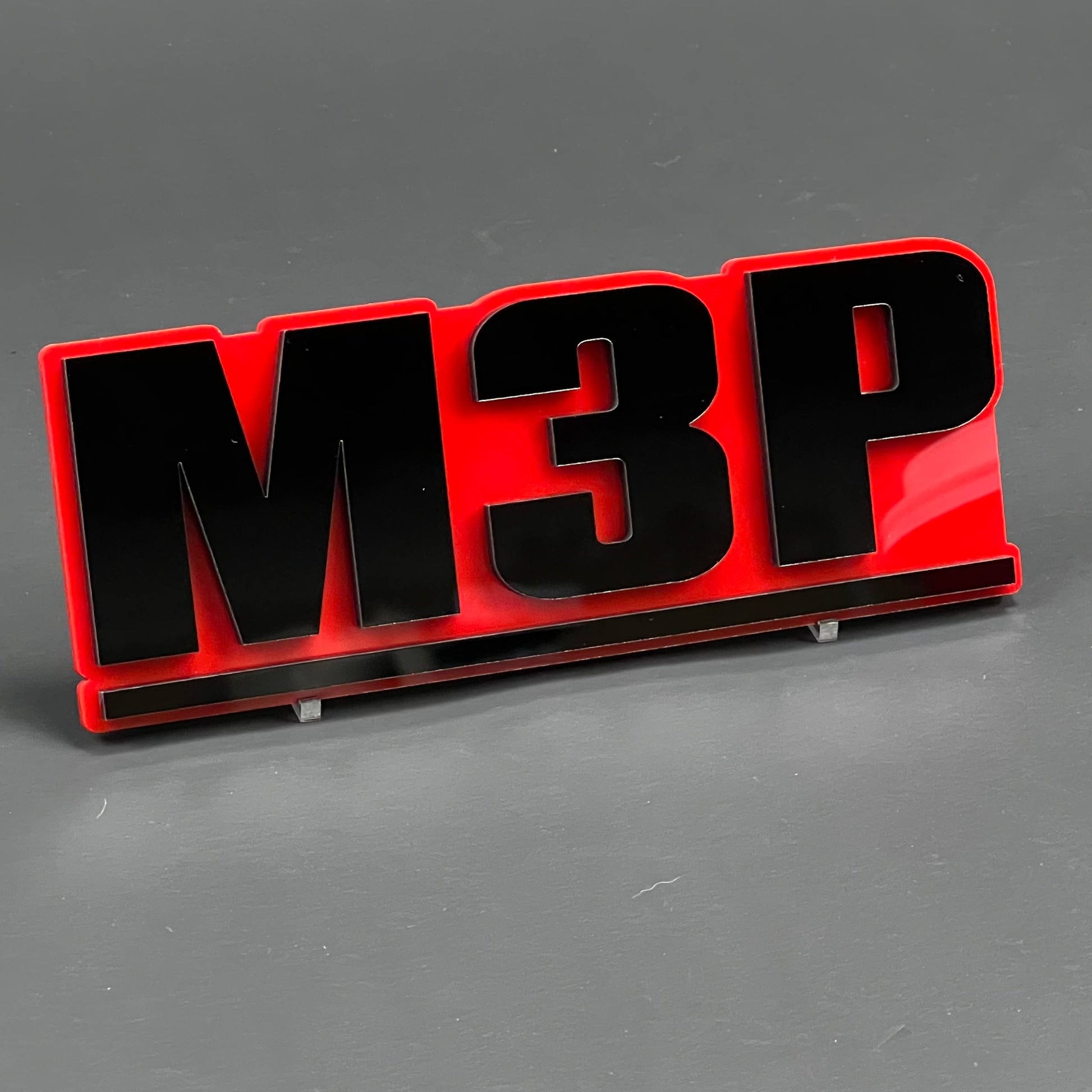 1PC M3P 3D Acrylic Badge - Car Truck Emblem Fender Tailgate Trunk Sticker