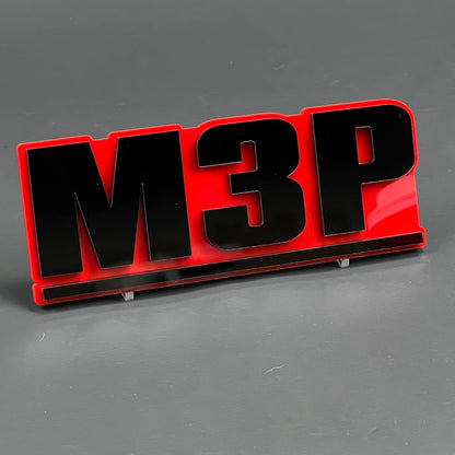 1PC M3P 3D Acrylic Badge - Car Truck Emblem Fender Tailgate Trunk Sticker