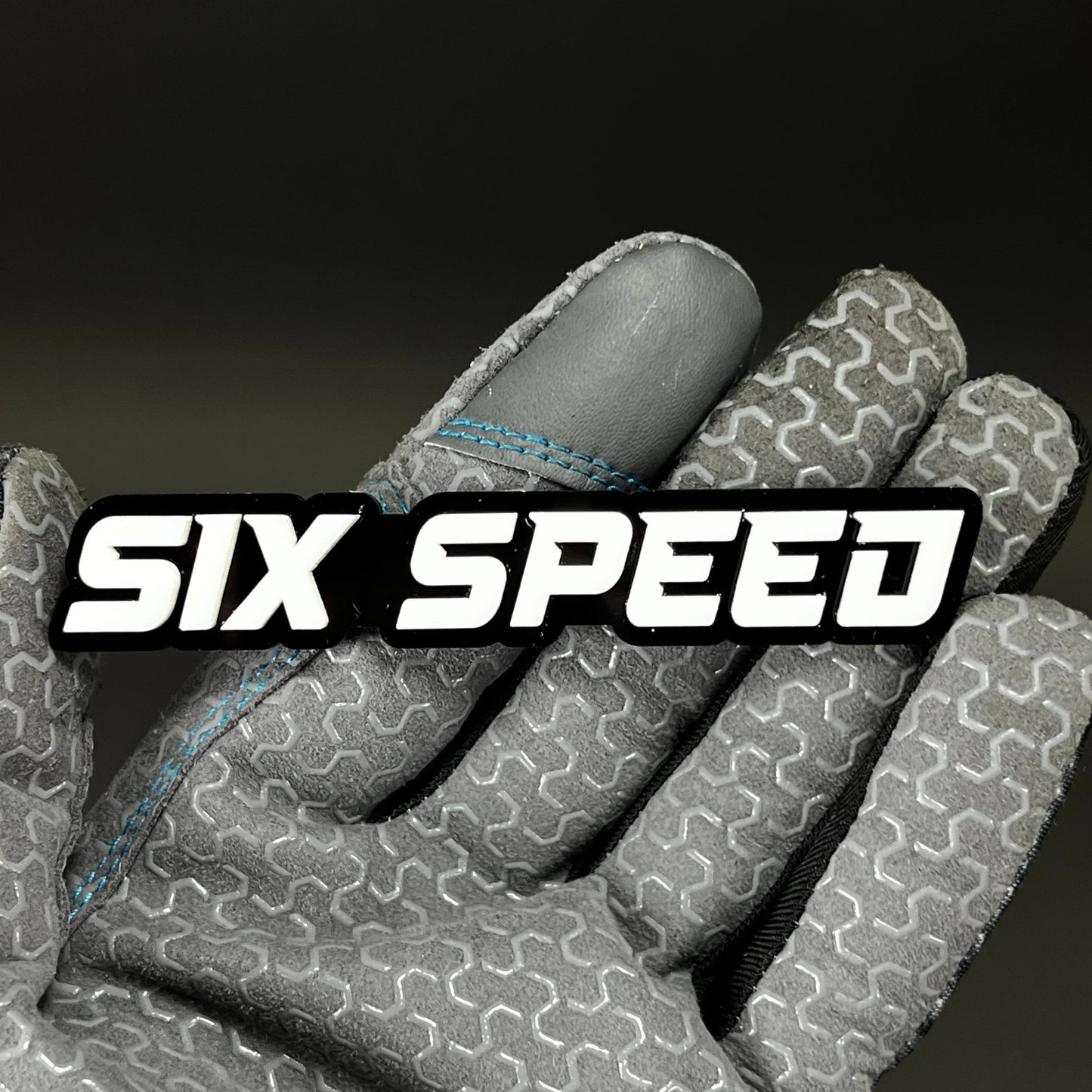 1PC SIX SPEED 3D Acrylic Badge - Car Truck Emblem Fender Tailgate Trunk Sticker