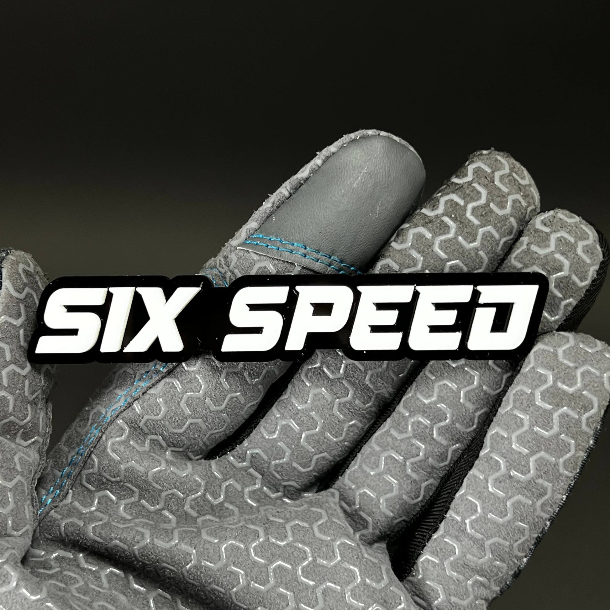 1PC SIX SPEED 3D Acrylic Badge - Car Truck Emblem Fender Tailgate Trunk Sticker