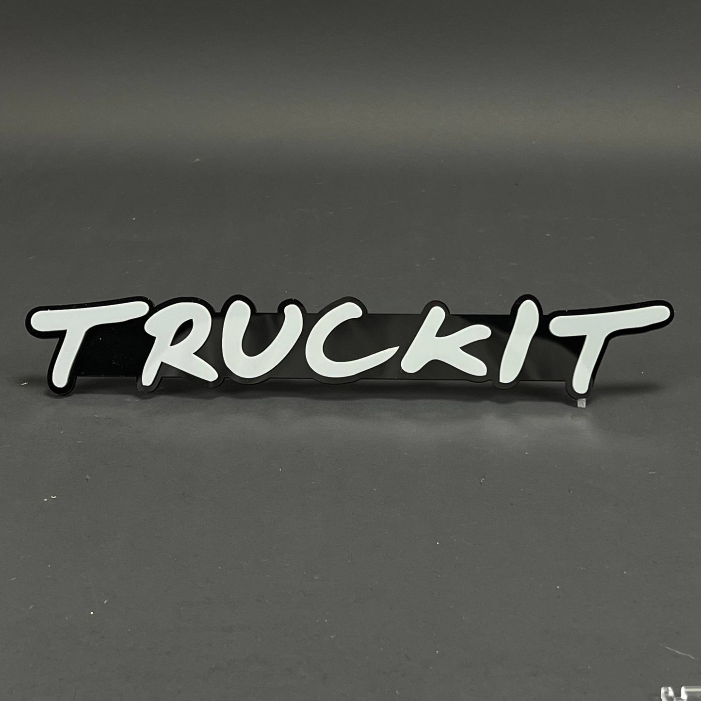 1PC TRUCKIT 3D Acrylic Badge - Car Truck Emblem Fender Tailgate Trunk Sticker