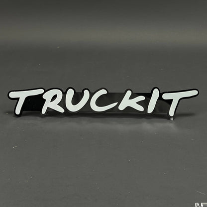 1PC TRUCKIT 3D Acrylic Badge - Car Truck Emblem Fender Tailgate Trunk Sticker
