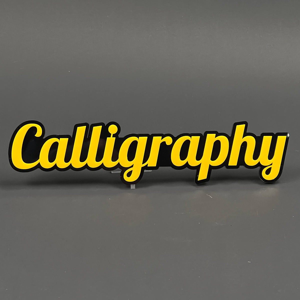 Calligraphy 3D Acrylic Badge - Car Truck Emblem Fender Tailgate Trunk Sticker