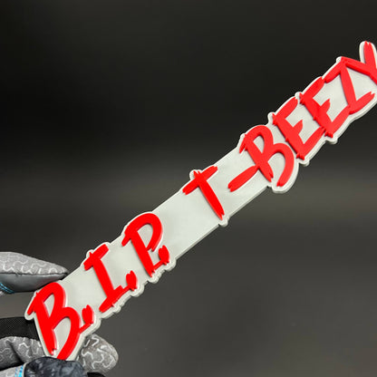 1PC B.I.P. T-BEEZY 3D Acrylic Badge - Car Truck Emblem Fender Sticker