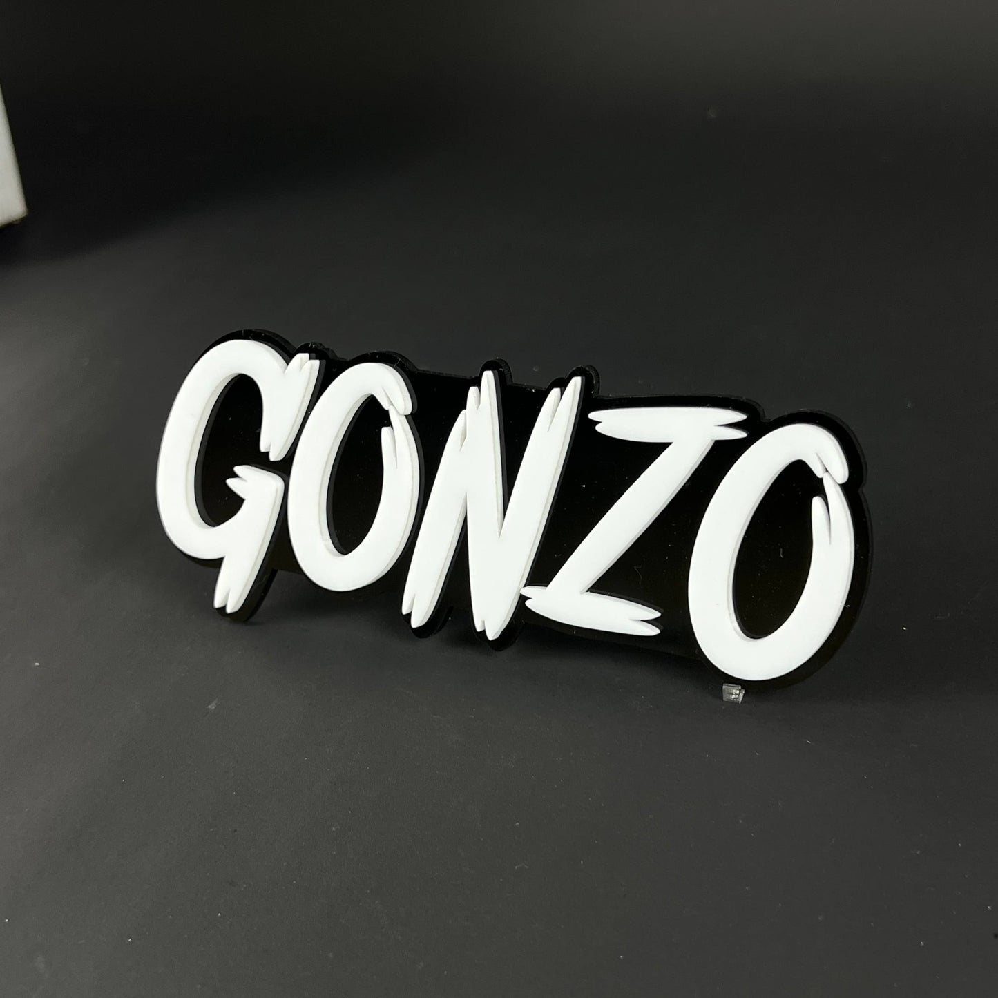 1PC GONZO 3D Acrylic Badge - Car Truck Emblem Fender Tailgate Trunk Sticker