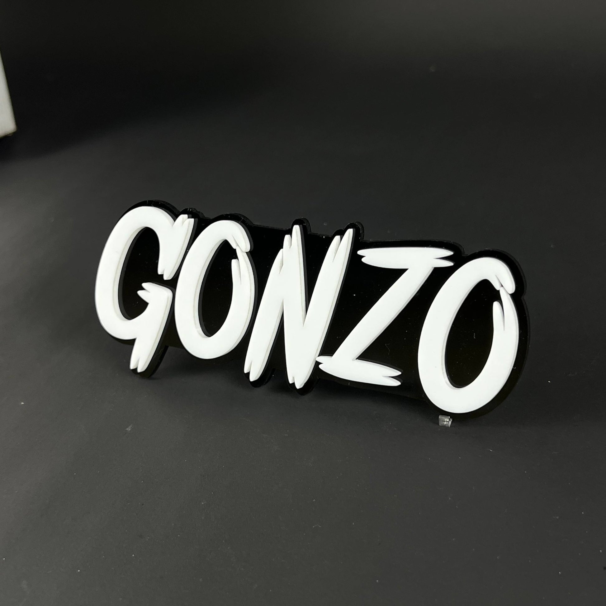 1PC GONZO 3D Acrylic Badge - Car Truck Emblem Fender Tailgate Trunk Sticker