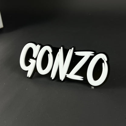 1PC GONZO 3D Acrylic Badge - Car Truck Emblem Fender Tailgate Trunk Sticker