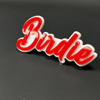 1PC Birdie 3D Acrylic Badge - Car Truck Emblem Fender Tailgate Trunk Sticker