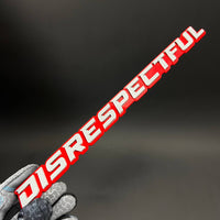 1PC DISRESPECTFUL 3D Acrylic Badge - Car Truck Emblem Fender Sticker