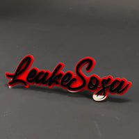 1PC LeakeSoga 3D Acrylic Badge - Car Truck Emblem Fender Tailgate Trunk Sticker