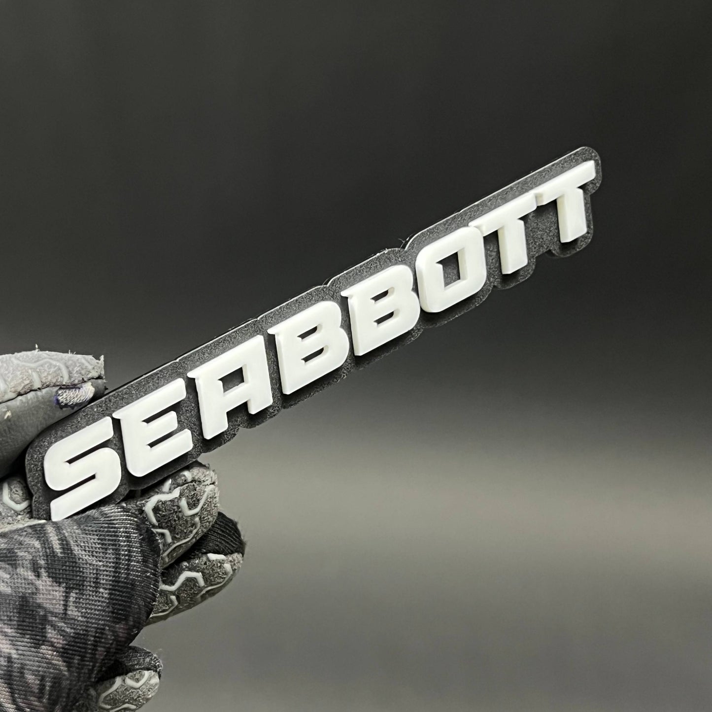 1PC SEABBOTT 3D Acrylic Badge - Car Truck Emblem Fender Tailgate Trunk Sticker