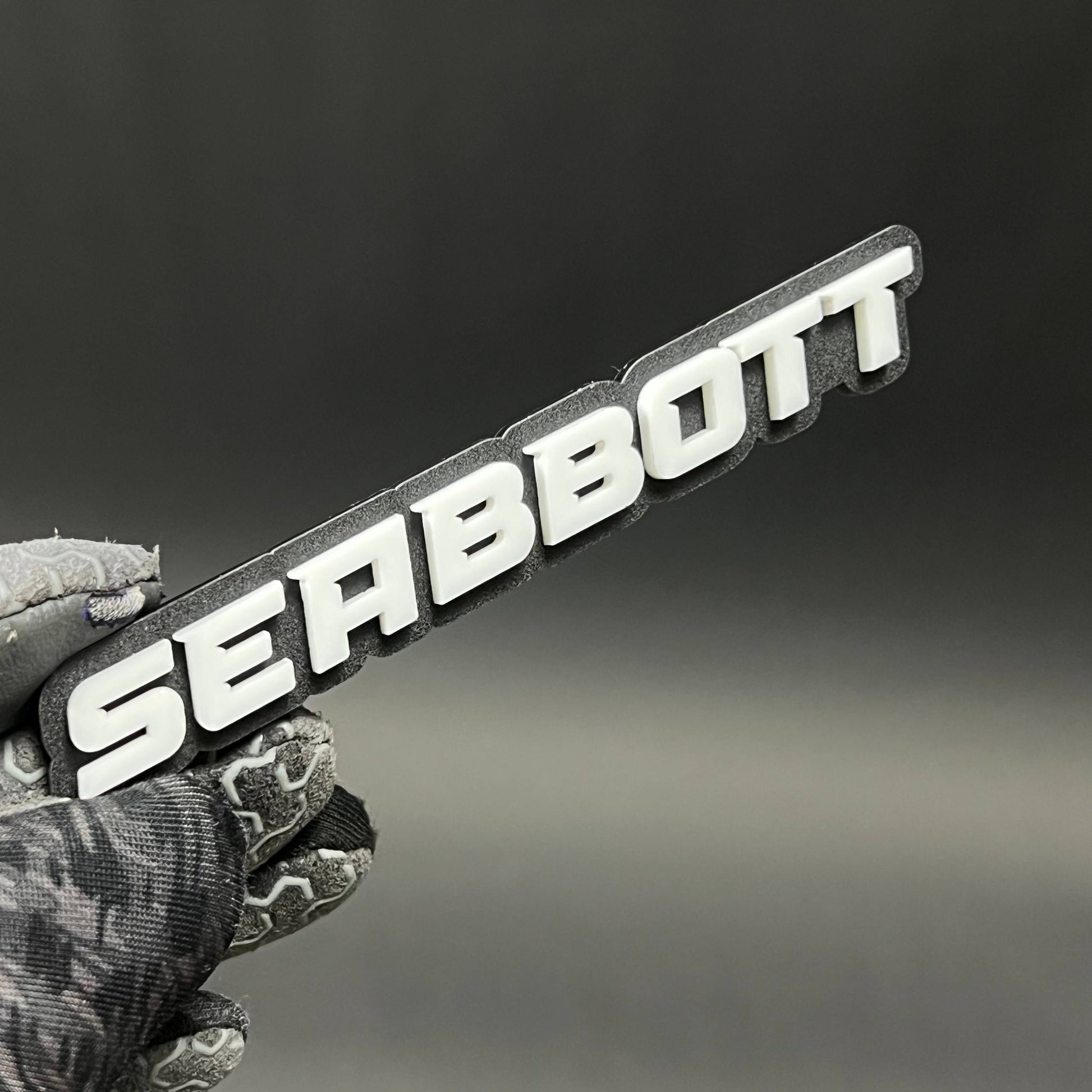 1PC SEABBOTT 3D Acrylic Badge - Car Truck Emblem Fender Tailgate Trunk Sticker