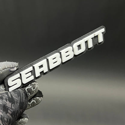 1PC SEABBOTT 3D Acrylic Badge - Car Truck Emblem Fender Tailgate Trunk Sticker
