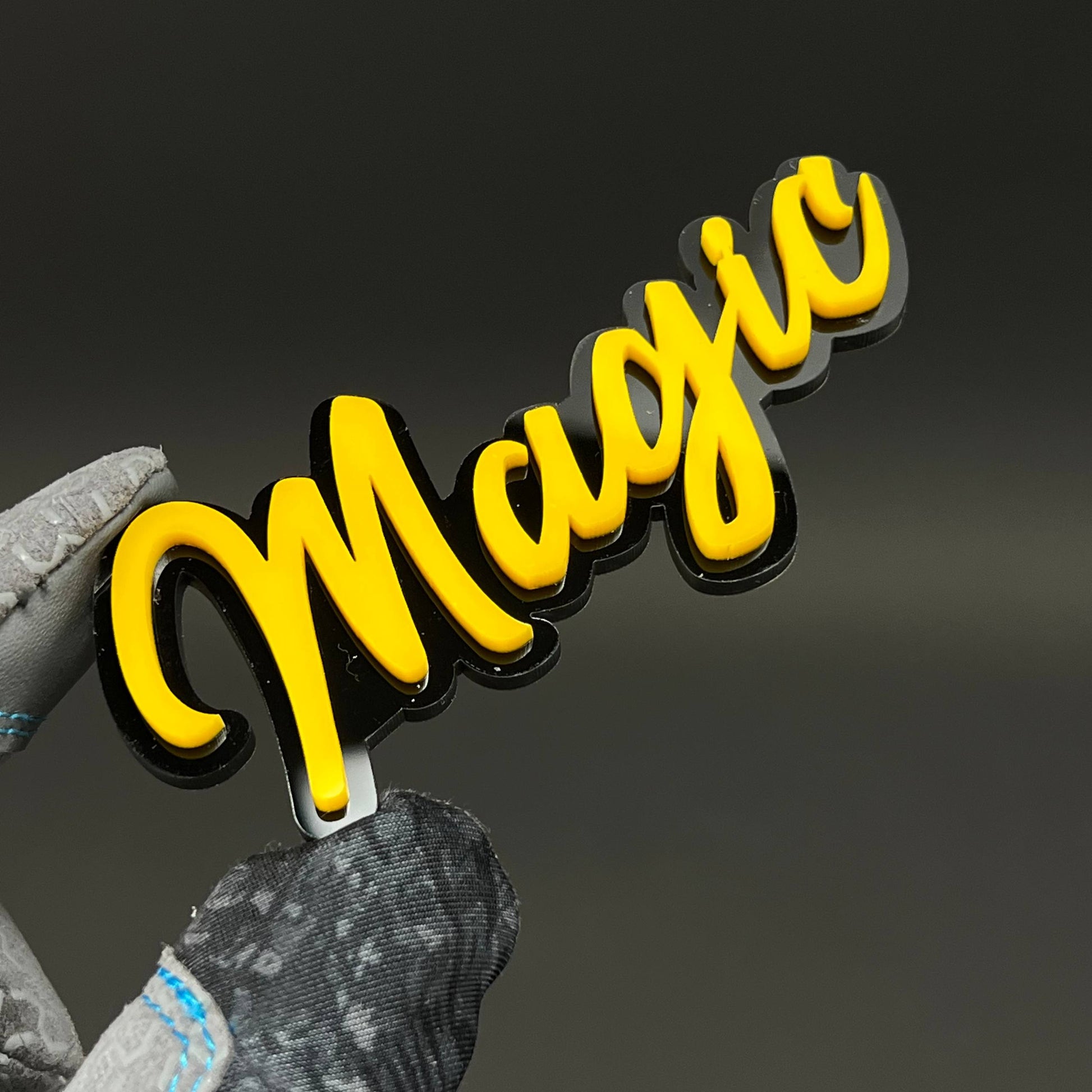 1PC Magic 3D Acrylic Badge - Car Truck Emblem Fender Tailgate Trunk Sticker
