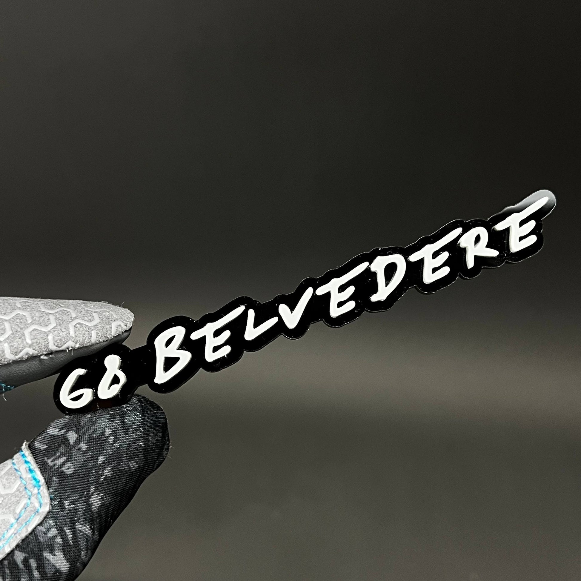 1PC 68 BELVEDERE 3D Acrylic Badge - Car Truck Emblem Fender Sticker