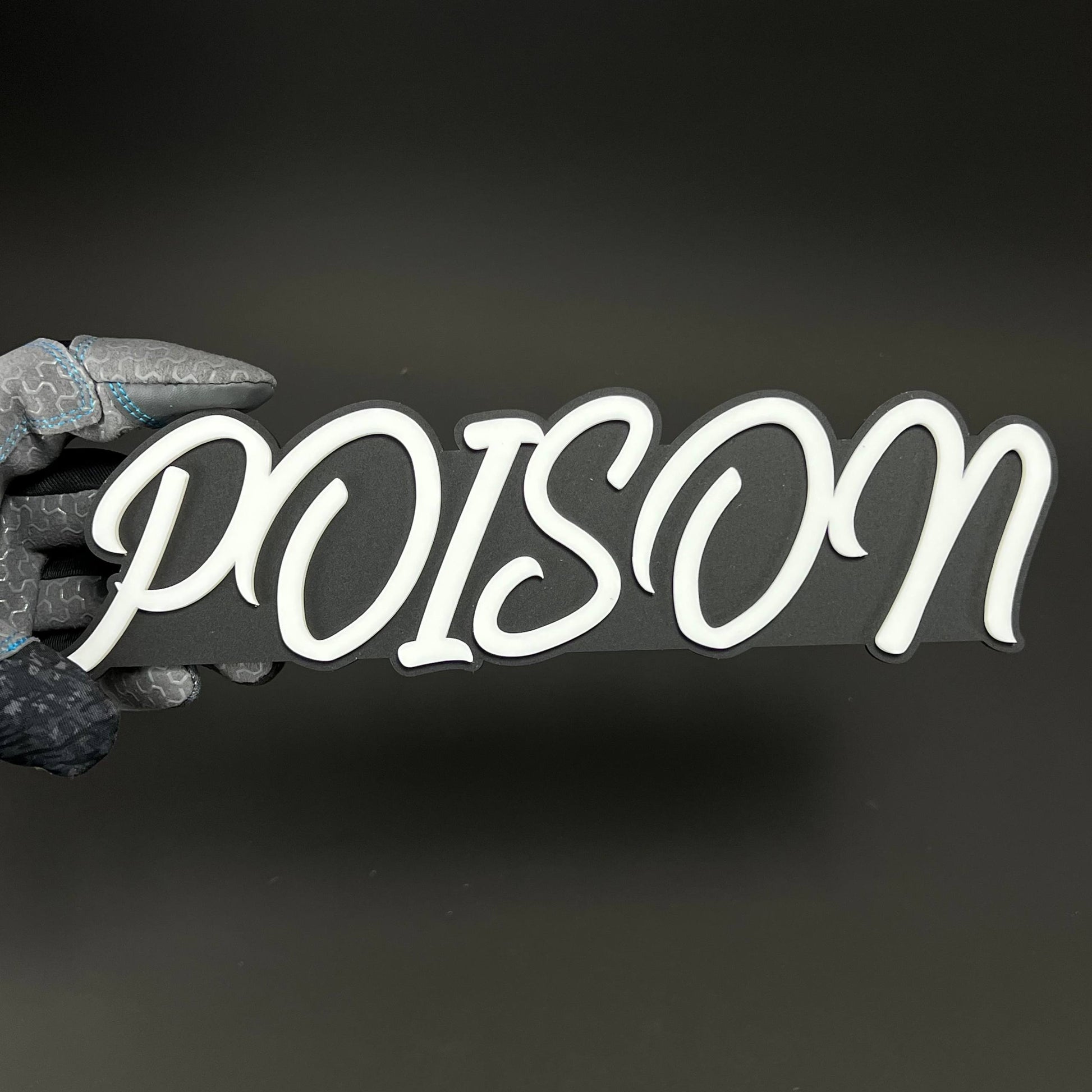 1PC POISON 3D Acrylic Badge - Car Truck Emblem Fender Tailgate Trunk Sticker