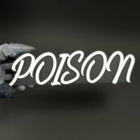 1PC POISON 3D Acrylic Badge - Car Truck Emblem Fender Tailgate Trunk Sticker