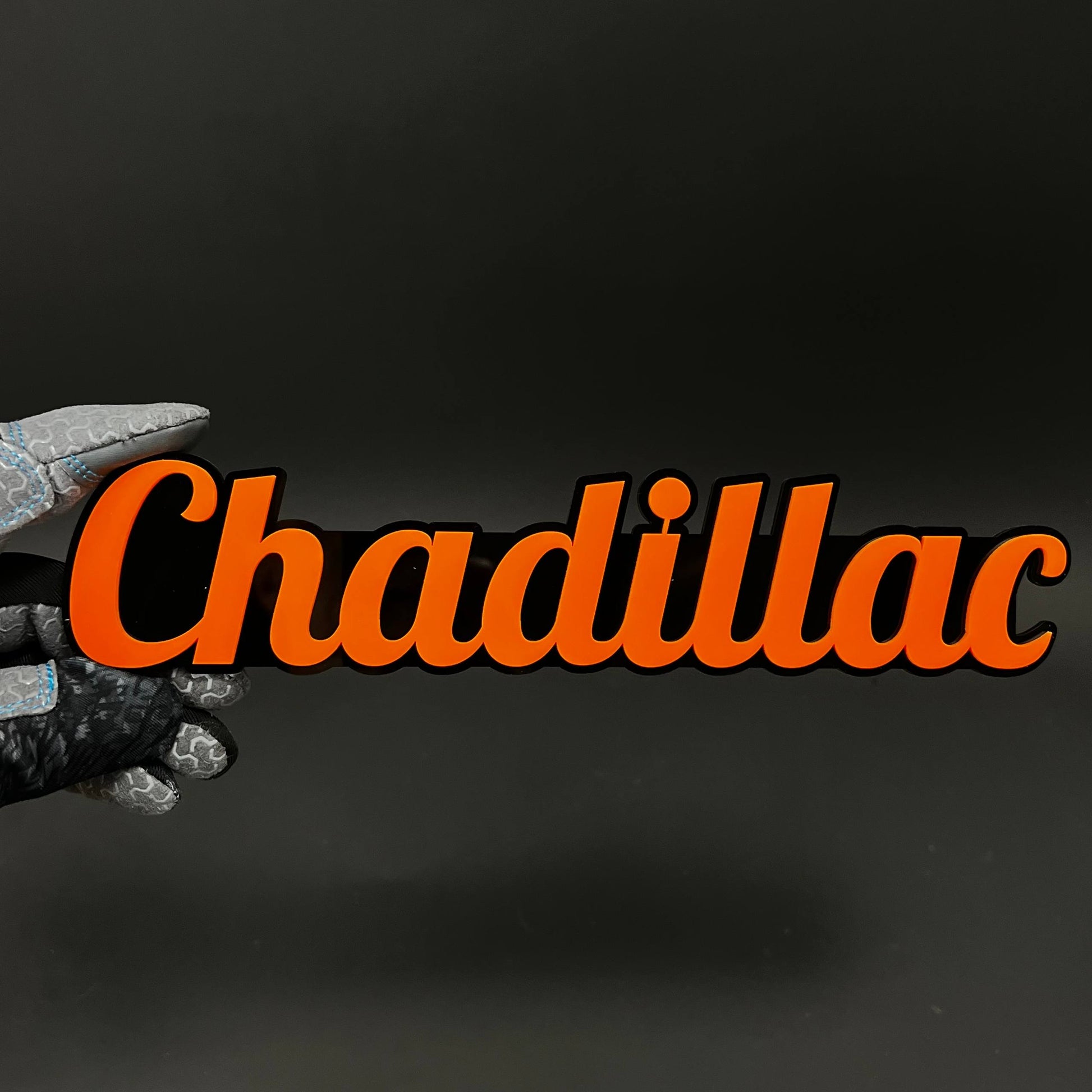 1PC Chadillac 3D Acrylic Badge - Car Truck Emblem Fender Tailgate Trunk Sticker