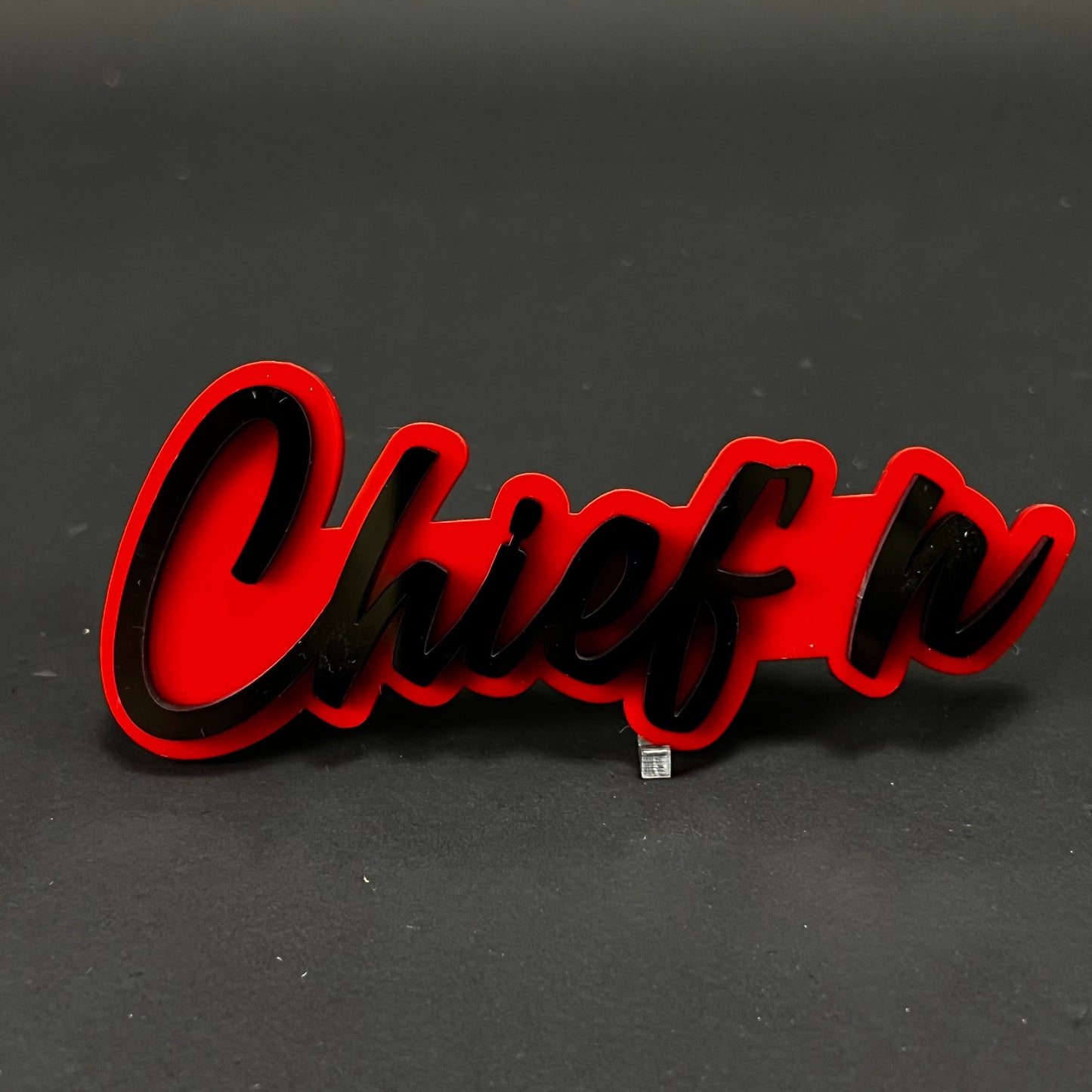 1PC Chief'n 3D Acrylic Badge - Car Truck Emblem Fender Tailgate Trunk Sticker