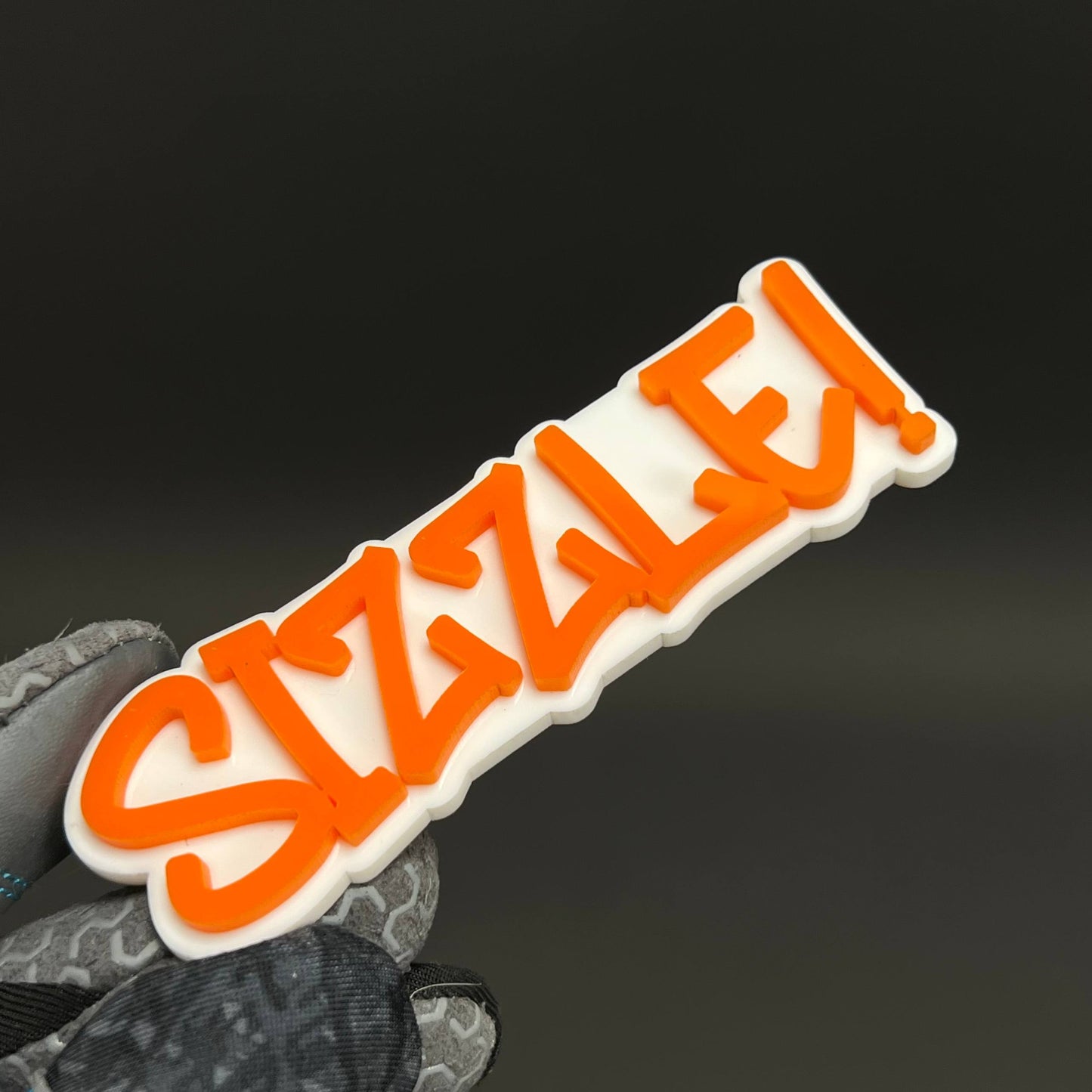 1PC SIZZLE! 3D Acrylic Badge - Car Truck Emblem Fender Tailgate Trunk Sticker