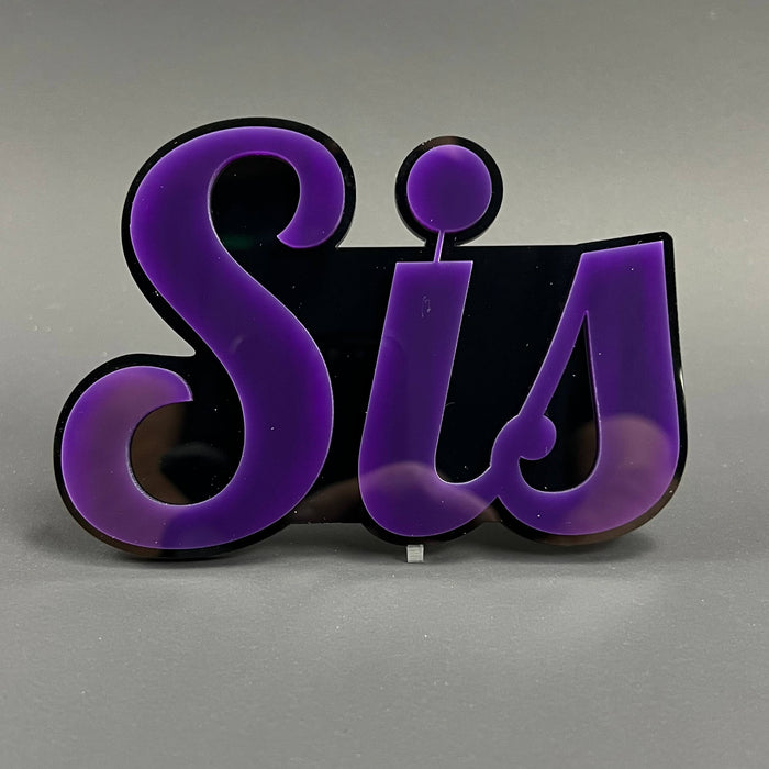 Sis 3D Acrylic Badge - Car Truck Emblem Fender Tailgate Trunk Sticker