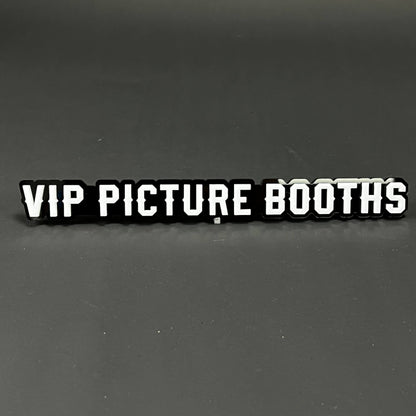 1PC VIP PICTURE BOOTHS 3D Acrylic Badge - Car Truck Emblem Fender Sticker