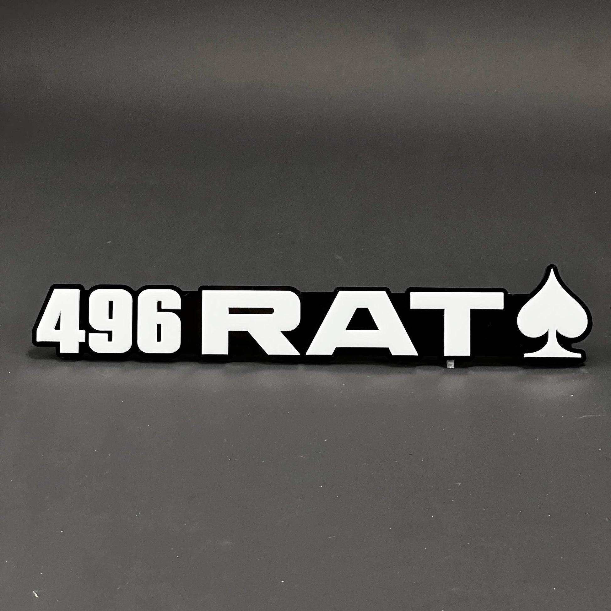 1PC 496 RAT 3D Acrylic Badge - Car Truck Emblem Fender Tailgate Trunk Sticker