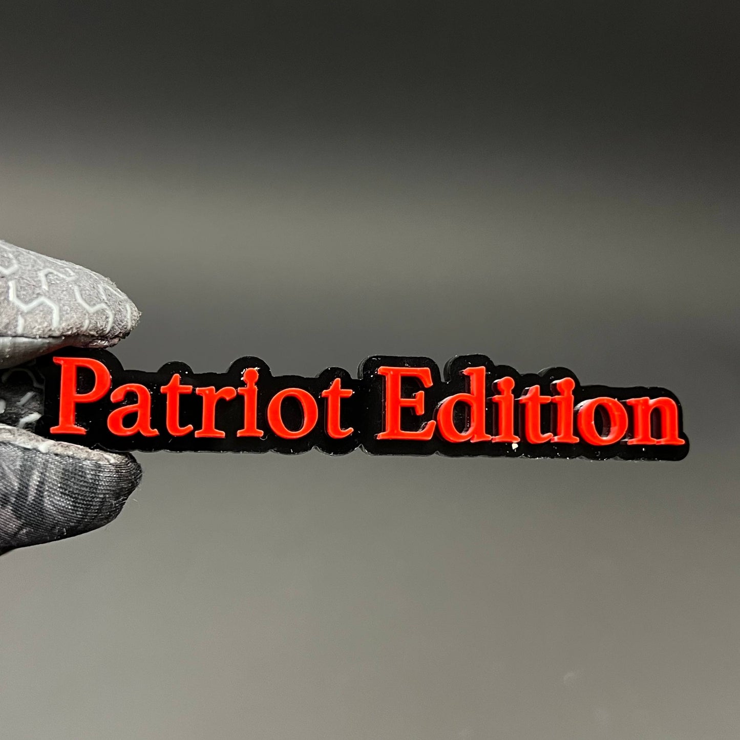 1PC Patriot Edition 3D Acrylic Badge - Car Truck Emblem Fender Sticker