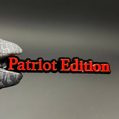 1PC Patriot Edition 3D Acrylic Badge - Car Truck Emblem Fender Sticker