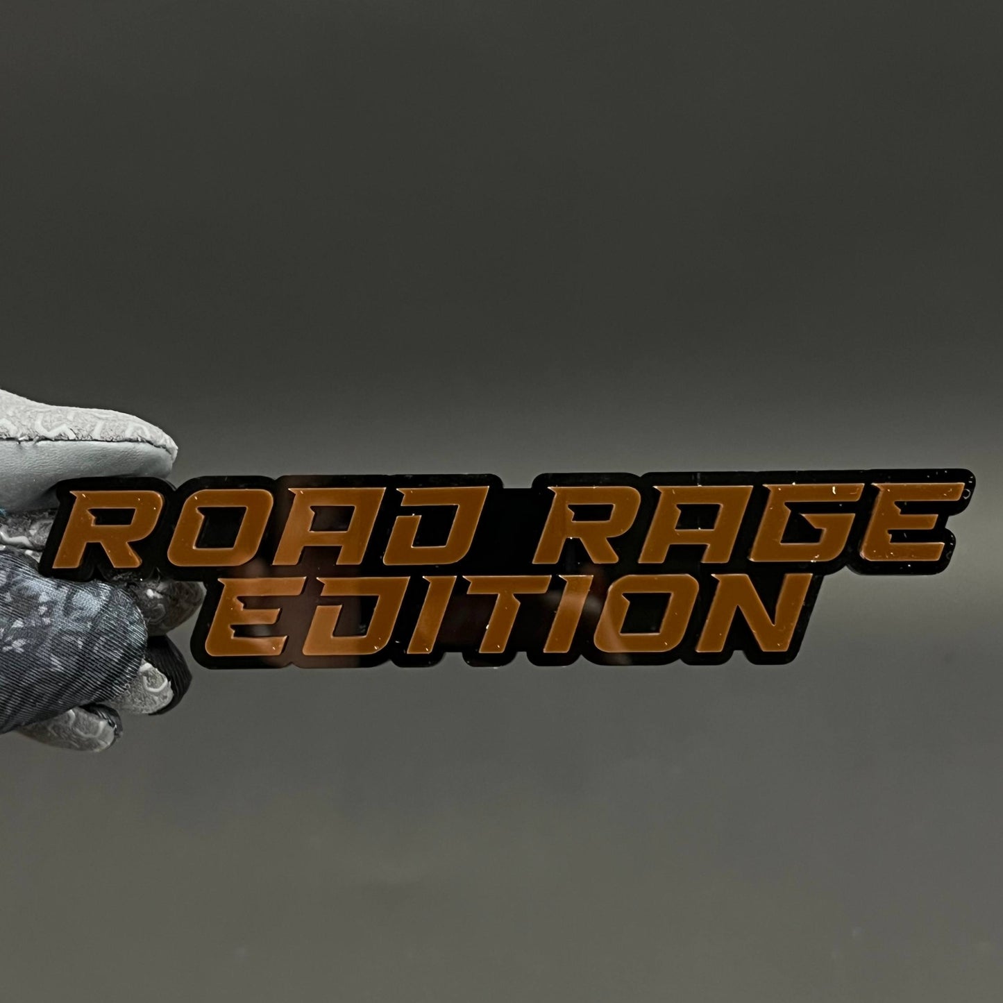 1PC ROAD RAGE EDITION 3D Acrylic Badge - Car Truck Emblem Fender Sticker
