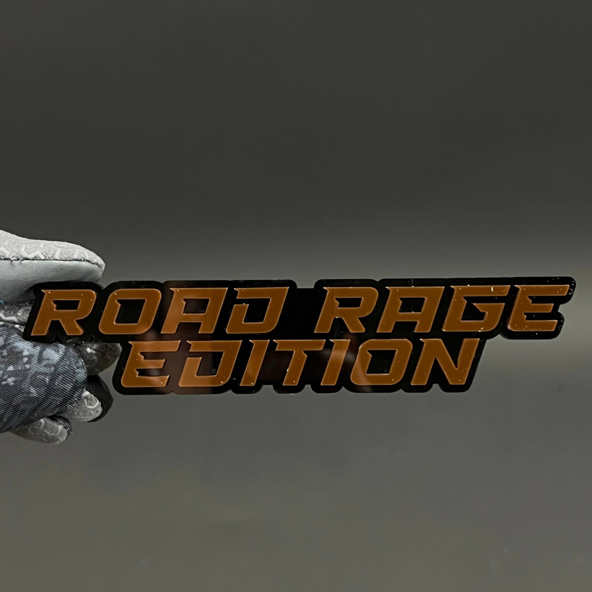 1PC ROAD RAGE EDITION 3D Acrylic Badge - Car Truck Emblem Fender Sticker
