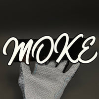 1PC MOKE 3D Acrylic Badge - Car Truck Emblem Fender Tailgate Trunk Sticker