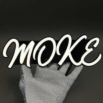 1PC MOKE 3D Acrylic Badge - Car Truck Emblem Fender Tailgate Trunk Sticker