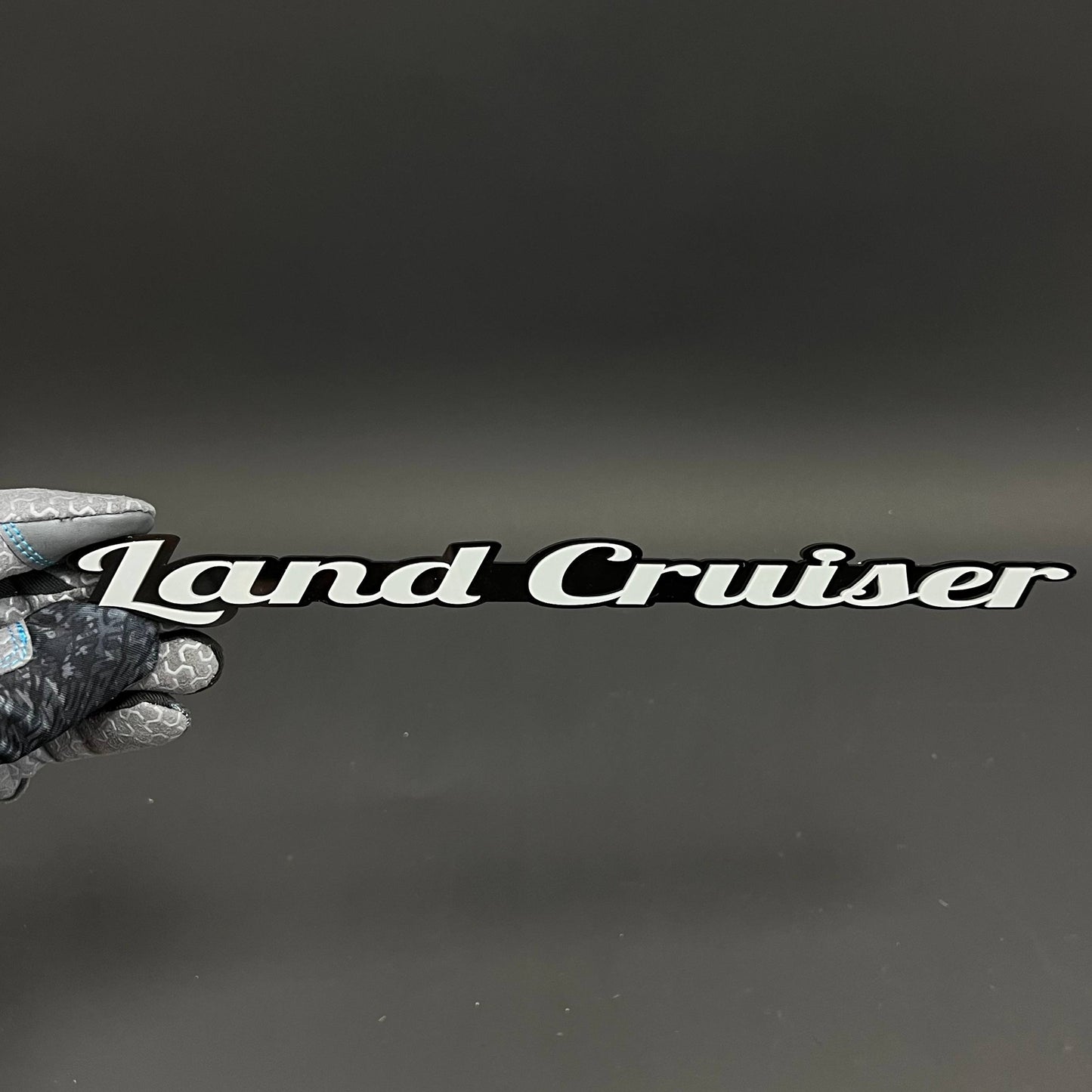 1PC Land Cruiser 3D Acrylic Badge - Car Truck Emblem Fender Sticker