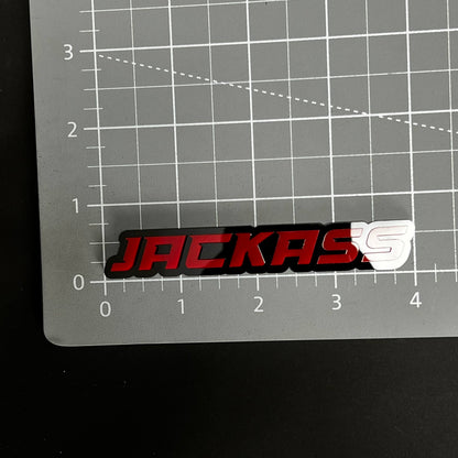 1PC JACKASS 3D Acrylic Badge - Car Truck Emblem Fender Tailgate Trunk Sticker