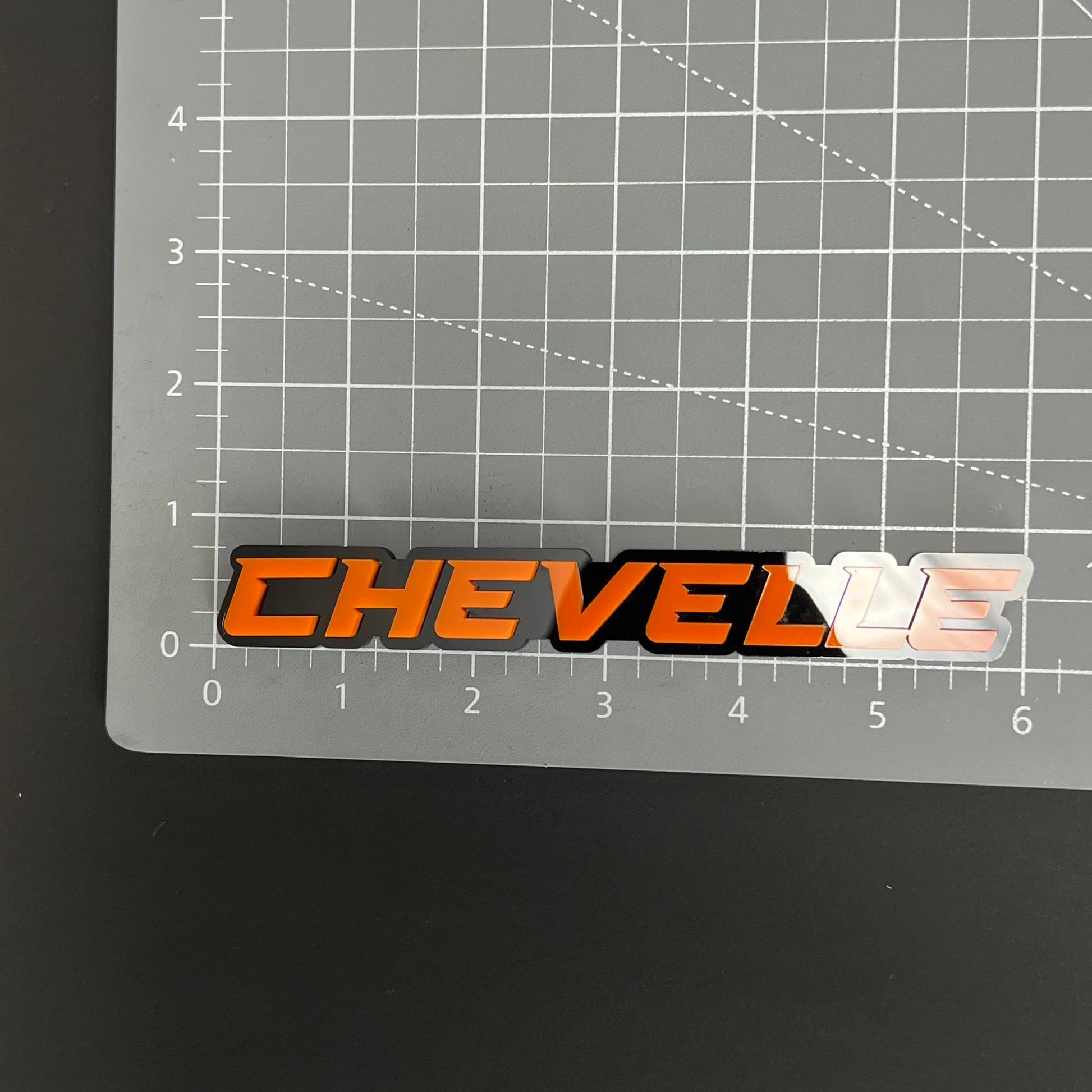1PC CHEVELLE 3D Acrylic Badge - Car Truck Emblem Fender Tailgate Trunk Sticker