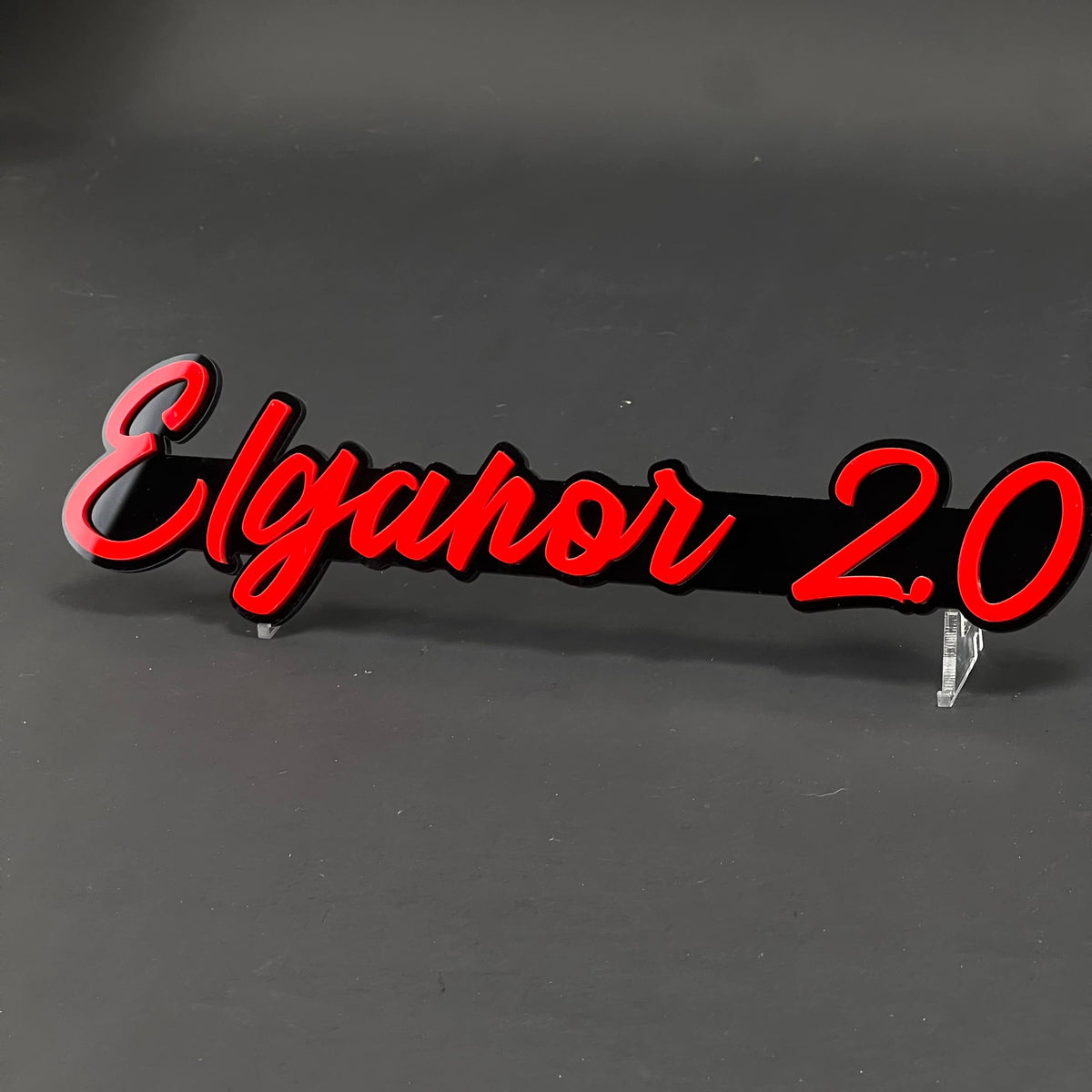 1PC Elganor 2.0 3D Acrylic Badge - Car Truck Emblem Fender Sticker