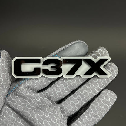 1PC G37X 3D Acrylic Badge - Car Truck Emblem Fender Tailgate Trunk Sticker