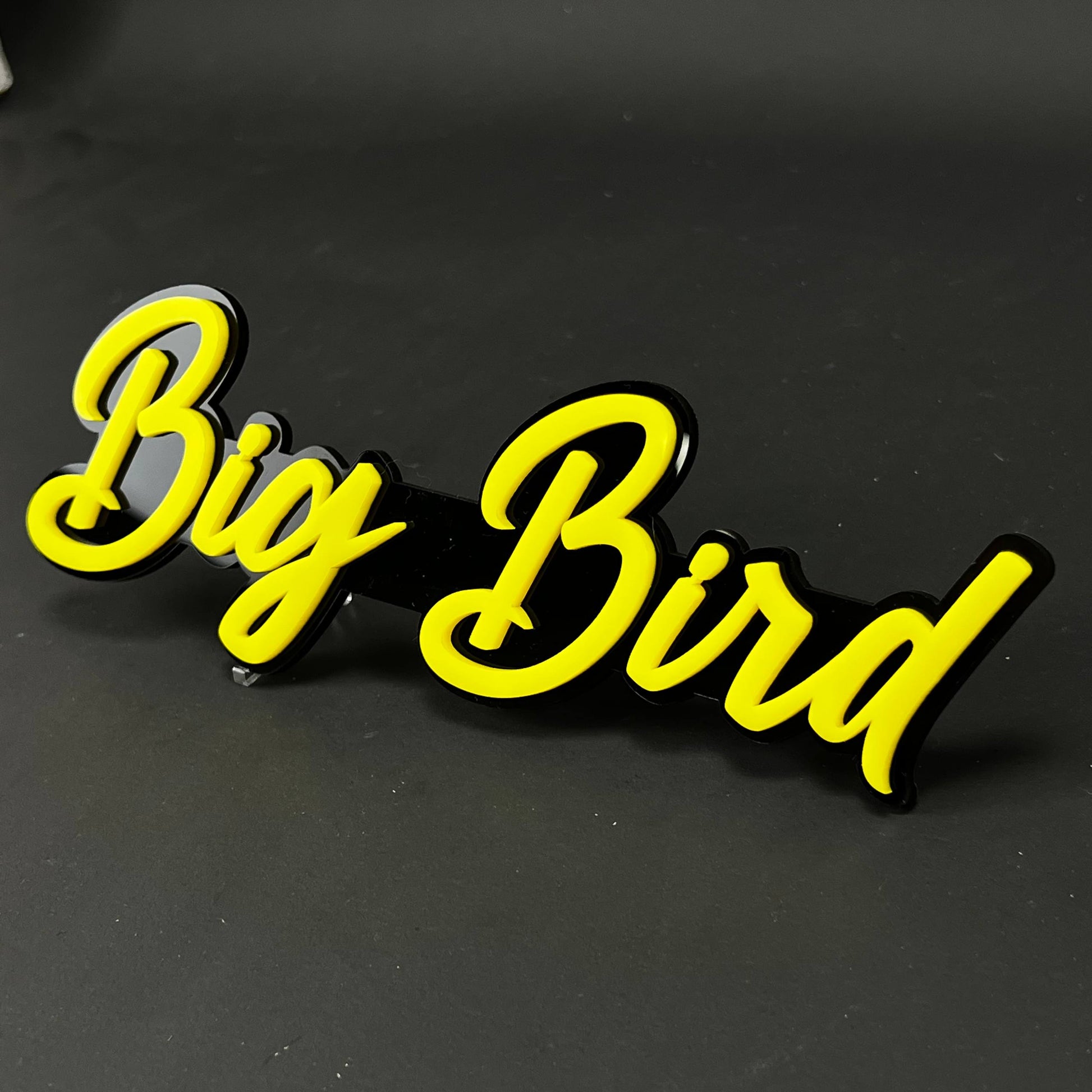 1PC Big Bird 3D Acrylic Badge - Car Truck Emblem Fender Tailgate Trunk Sticker