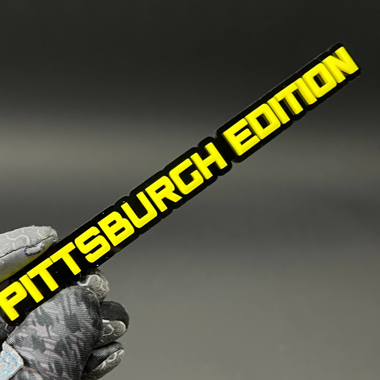 1PC PITTSBURGH EDITION 3D Acrylic Badge - Car Truck Emblem Fender Sticker