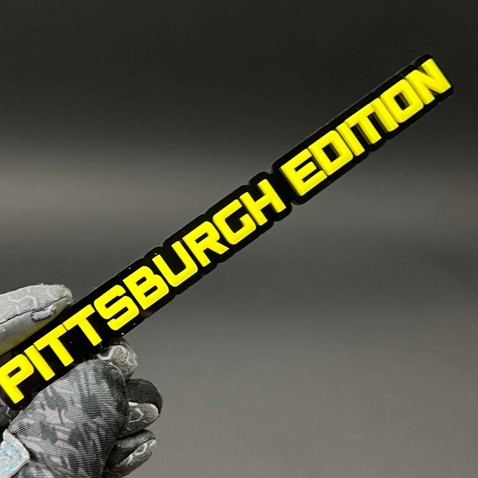 1PC PITTSBURGH EDITION 3D Acrylic Badge - Car Truck Emblem Fender Sticker