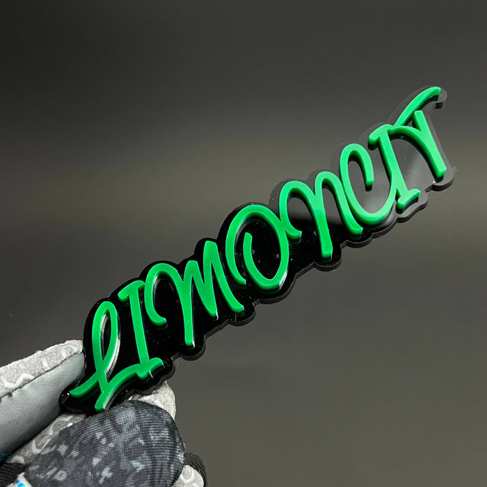 1PC Limoncity 3D Acrylic Badge - Car Truck Emblem Fender Tailgate Trunk Sticker
