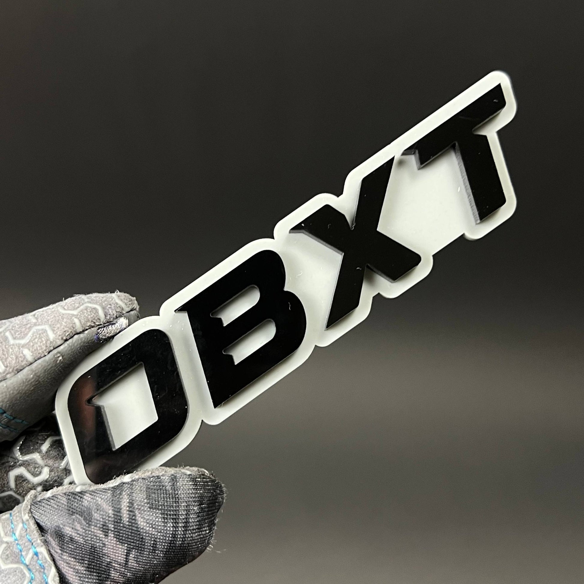 1PC OBXT 3D Acrylic Badge - Car Truck Emblem Fender Tailgate Trunk Sticker