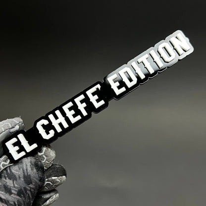 1PC EL CHEFE EDITION 3D Acrylic Badge - Car Truck Emblem Fender Sticker