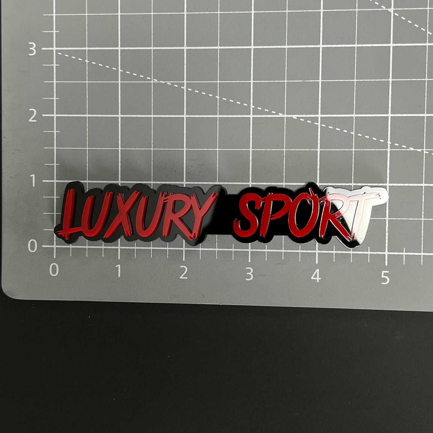 1PC LUXURY SPORT 3D Acrylic Badge - Car Truck Emblem Fender Sticker