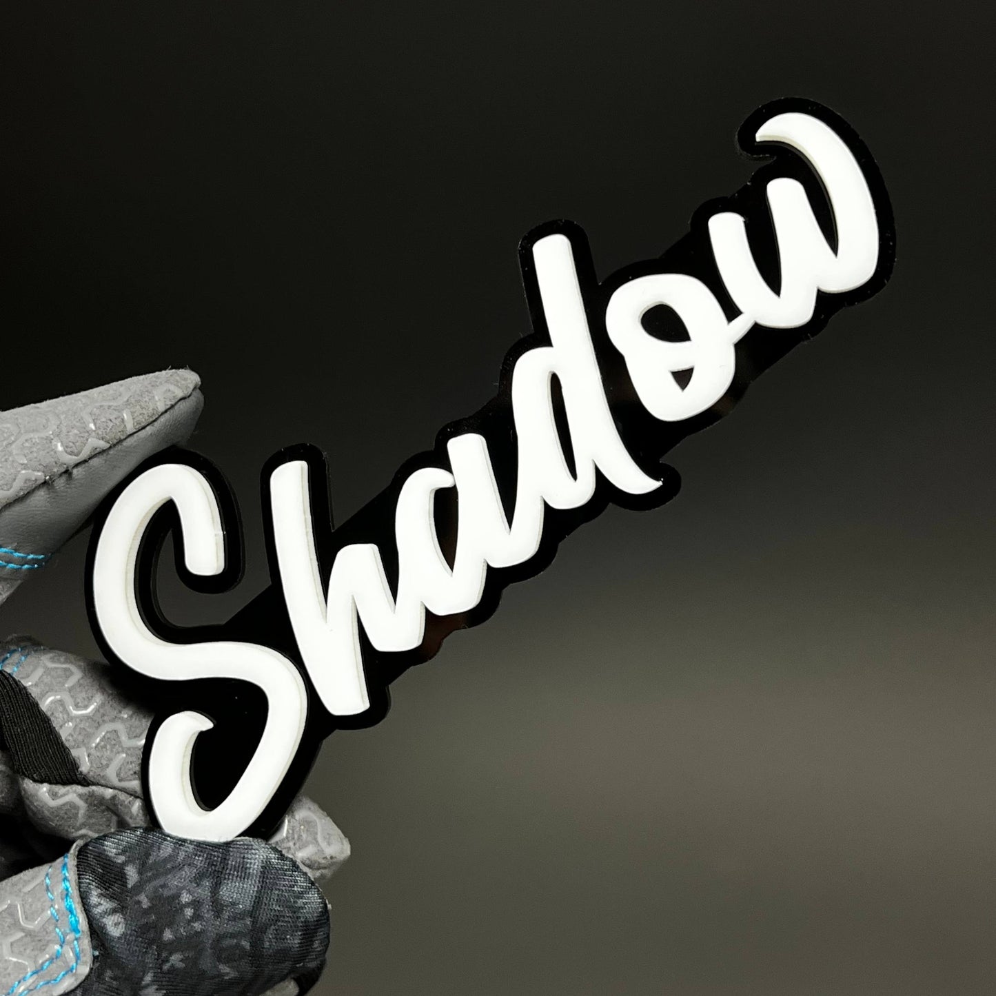1PC Shadow 3D Acrylic Badge - Car Truck Emblem Fender Tailgate Trunk Sticker