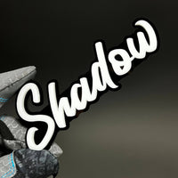 1PC Shadow 3D Acrylic Badge - Car Truck Emblem Fender Tailgate Trunk Sticker