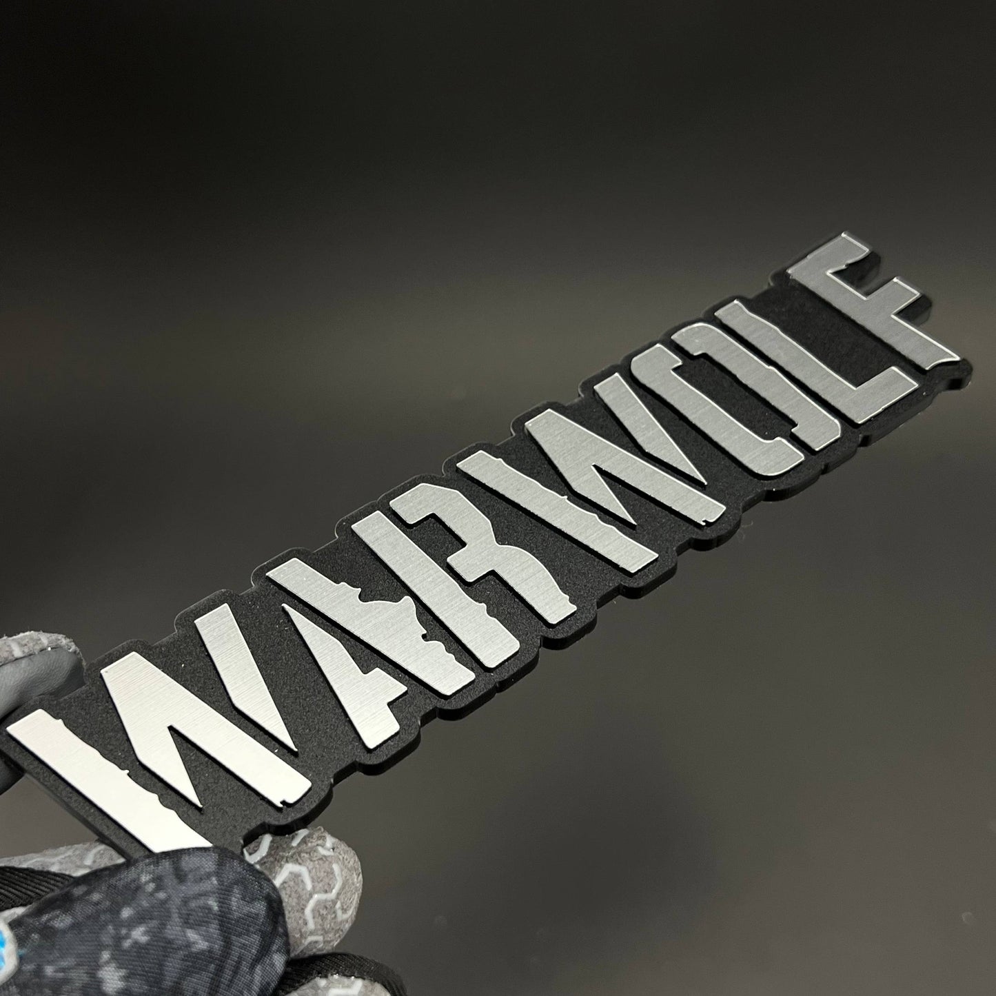 1PC WARWOLF 3D Acrylic Badge - Car Truck Emblem Fender Tailgate Trunk Sticker