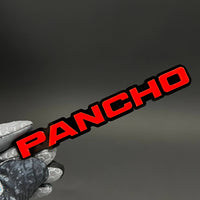 1PC PANCHO 3D Acrylic Badge - Car Truck Emblem Fender Tailgate Trunk Sticker