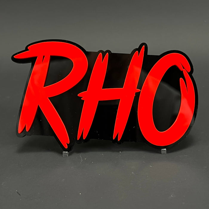 1PC RHO 3D Acrylic Badge - Car Truck Emblem Fender Tailgate Trunk Sticker